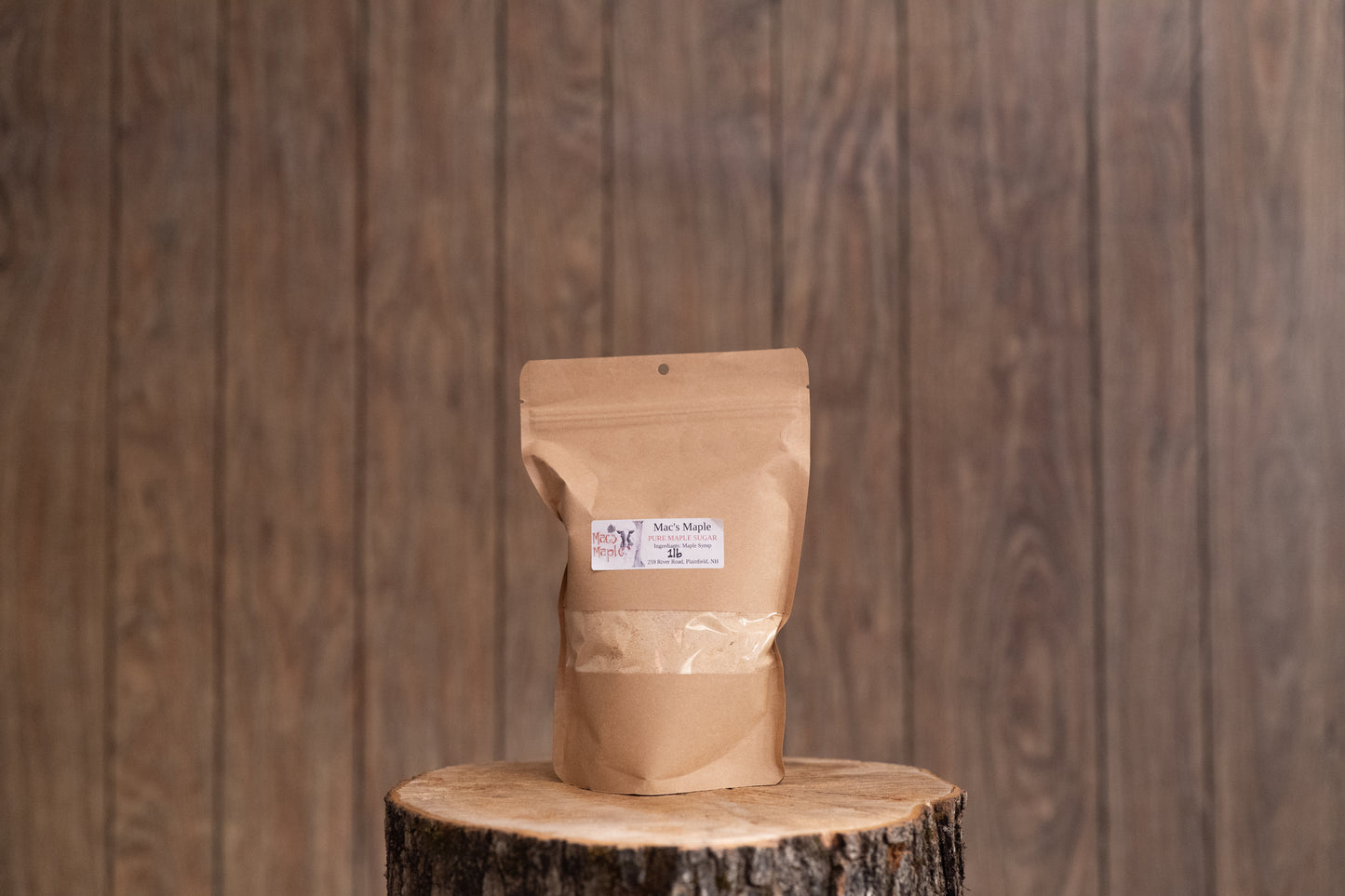 Pure NH Maple Sugar Resealable Bag
