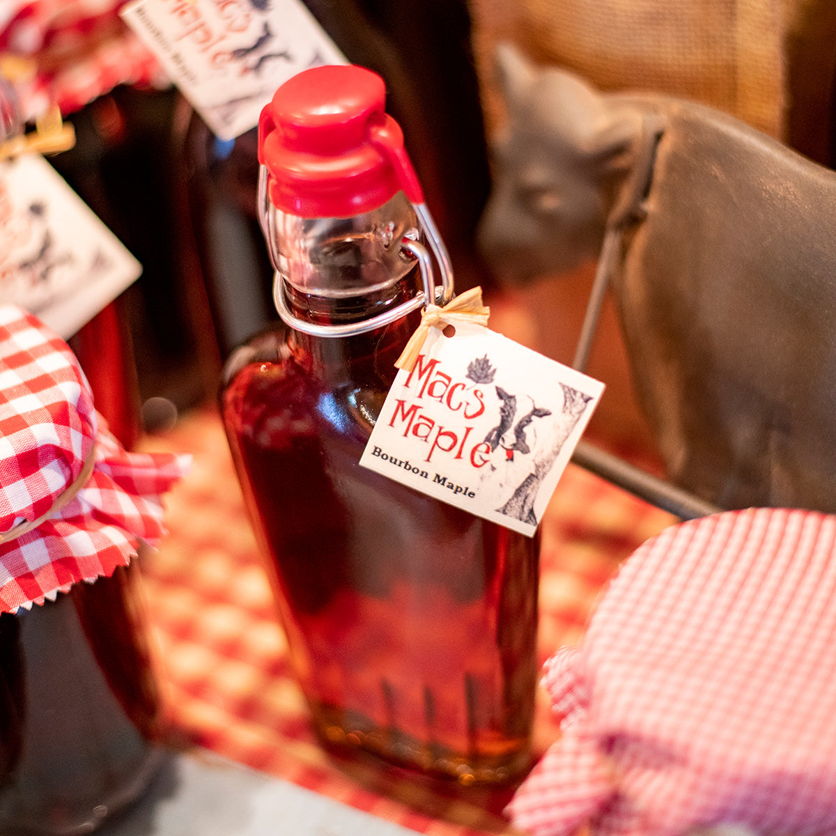 Bourbon Maple Syrup Flask
