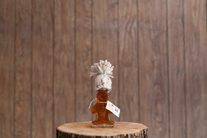 Glass Gingerbread Man Maple Syrup
