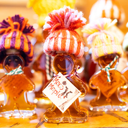 Glass Gingerbread Man Maple Syrup